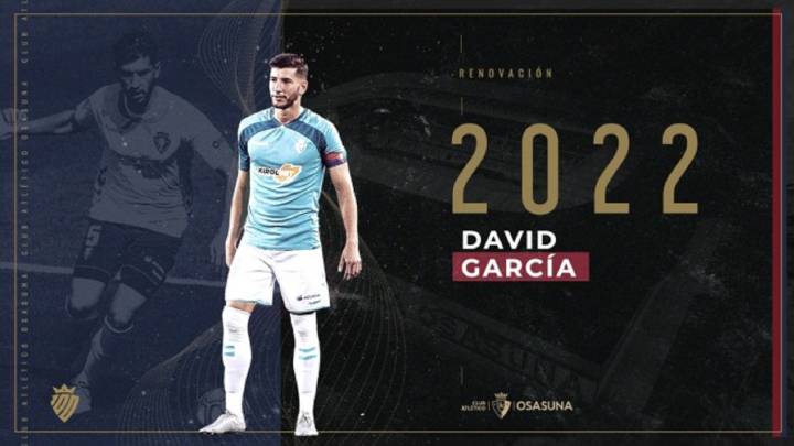 Osasuna renueva a David García hasta 2022 y a Aridane hasta 2023