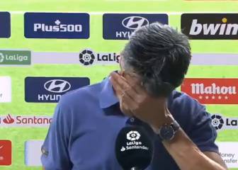 El llanto de felicidad del DT de la Real Sociedad tras clasificar a la Europa League