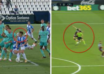 Polémica en el descenso: la mano de Jovic debió ser sancionada con penalti