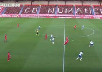 El mejor gol de la temporada en Segunda tuvo sabor póstumo