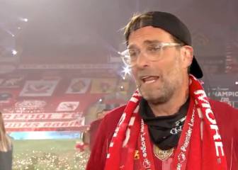 La interrupción más feliz: el gran momento que vivió Klopp tras levantar la Premier