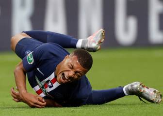 Así ha sido la lesión de Mbappé ante el Saint-Étienne