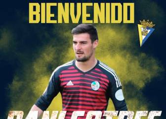 Oficial: el Cádiz ficha al guardameta Dani Sotres