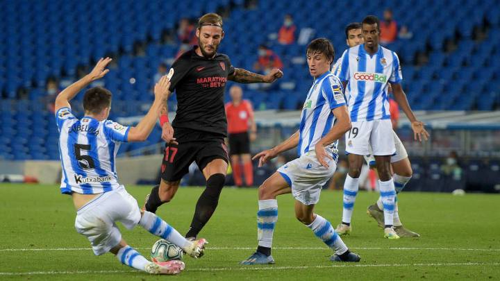 El centrocampista del Sevilla Nemanja Gudelj afirma que aprendió mucho junto a Fabio Cannavaro en China y que Lionel Messi "es sólo un oponente más".