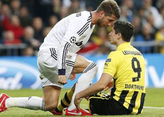 El día que Ramos acobardó a Lewandowski: pánico es poco...