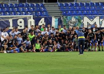 Málaga: sólo 17 profesionales y en espera de que Keidi vaya al Espanyol