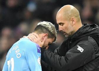 Pep descarta a Agüero contra el Madrid: 