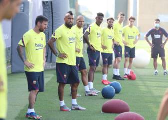 Setién llama a Monchu, Konrad, Jandro, Mingueza y Cuenca