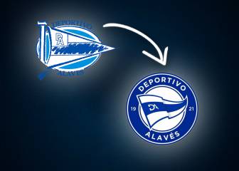 La evolución del escudo del Alavés