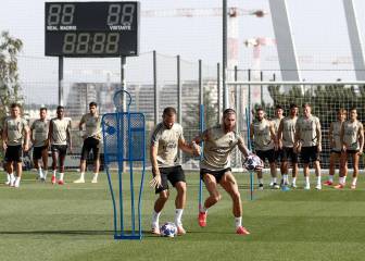 Zidane se centra en el trabajo físico y táctico tras el parón