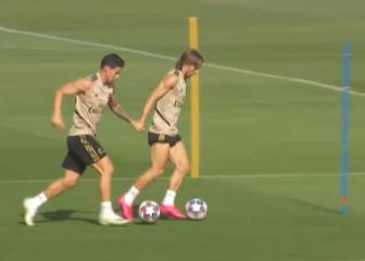 El atípico ejercicio que programó Zidane para esta pandemia