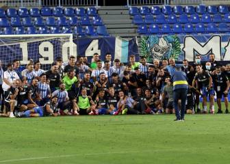 El Málaga despide con un respetuoso mensaje a los afectados por el ERE