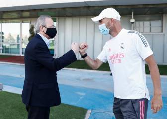 Florentino visita a la plantilla