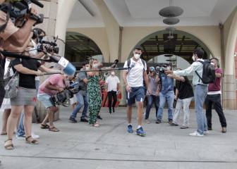 La emotiva carta de 'Chico' Flores, del Fuenlabrada, al dejar el confinamiento en A Coruña