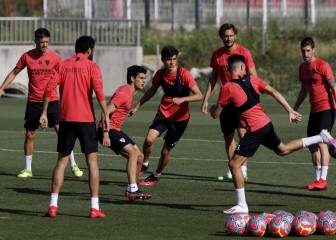 El Sevilla completa su segunda sesión en grupo antes de viajar