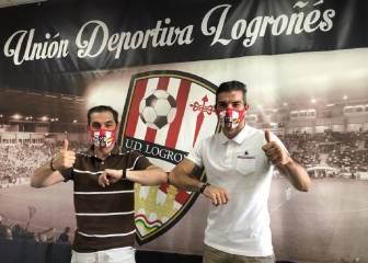 Iñaki Sáenz, primera renovación de la UD Logroñés para la Liga Smart
Bank