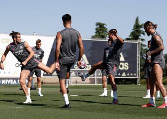 Última sesión antes de viajar a Manchester: suave y sin lesiones