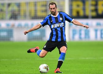 Diego Godín, la bestia negra del Getafe: 9 victorias y 9 porterías a cero seguidas