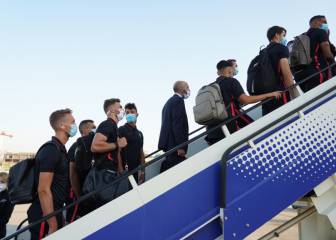 El Sevilla viajó a Alemania con 25, todos menos Gudelj