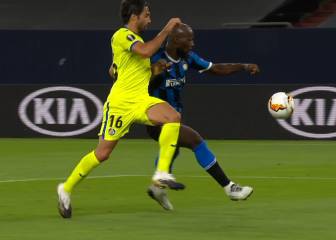 Lukaku y su muestra de que no hay un '9' más físico que él en el mundo: así terminó con el Getafe