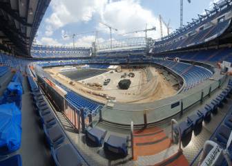 La pradera del nuevo Bernabéu va tomando forma
