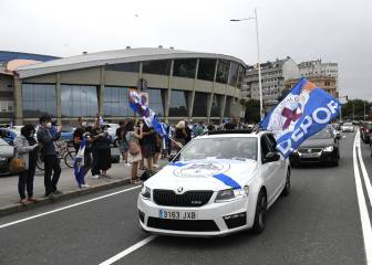 Las peñas del Depor cancelan la cadena humana del domingo