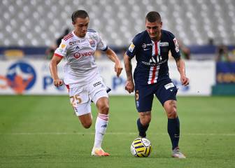 Verratti, baja contra la Atalanta