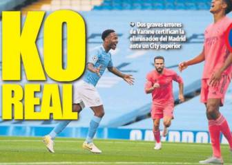 El KO del Madrid, en las portadas de Barcelona