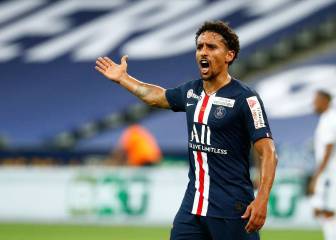 Marquinhos apunta al centro del campo contra la Atalanta por la baja de Verratti