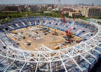 El Ciutat, con la cubierta del Wanda Metropolitano