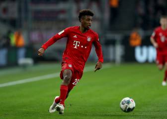 Coman vuelve a entrenar y podría estar ante el Barcelona