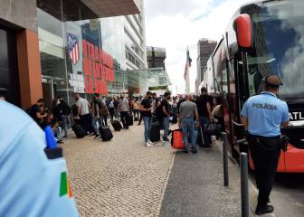El Atlético ya está en Lisboa, João Félix el aclamado