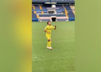 Take Kubo aces the presentation test at Villarreal