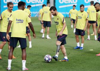 Setién se lleva a Lisboa a 26 futbolistas, incluidos Dembélé y Braithwaite