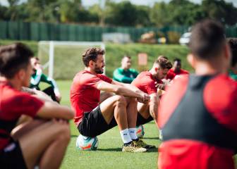 Stuani y Darwin Núñez abren esta tarde fuego en Montilivi