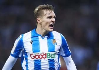 La magia de Odegaard la pasada temporada en la Real Sociedad