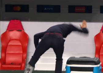La imagen lo dice todo: frenesí total de Tuchel en muletas en el gol de la remontada del PSG