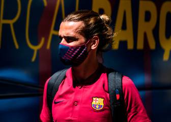 La plantilla del Barcelona llega a Lisboa