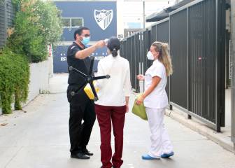 El Málaga anuncia cinco positivos por Covid-19