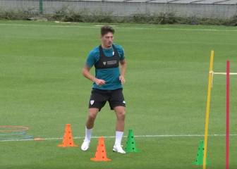 Entrenamientos individuales en la vuelta del Athletic al trabajo