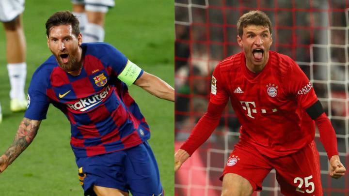 Leo Messi y Thomas Müller: los dos mejores asistentes de Europa frente a frente