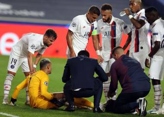 Keylor Navas, baja para el PSG-Leipzig