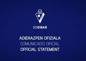 El Eibar comunica un nuevo caso positivo en su plantilla