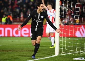 Cavani deja Uruguay con la mira puesta en el Benfica