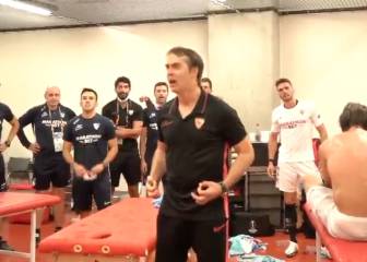 Motivación a tope: la charla de Lopetegui al Sevilla tras acceder a la final de Europa League