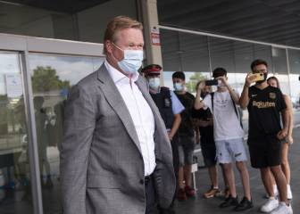 Koeman arrives in Barcelona