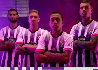 El violeta vuelve a la nueva equipación del Real Valladolid