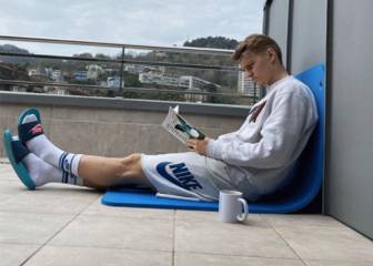 Odegaard se machaca en Sierra Nevada durante sus vacaciones