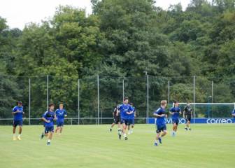 El Oviedo recupera del trabajo en grupo