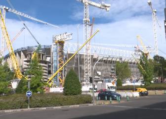 El elemento que marca el límite del nuevo Bernabéu se ha fijado y da una pista de cuánto medirá
